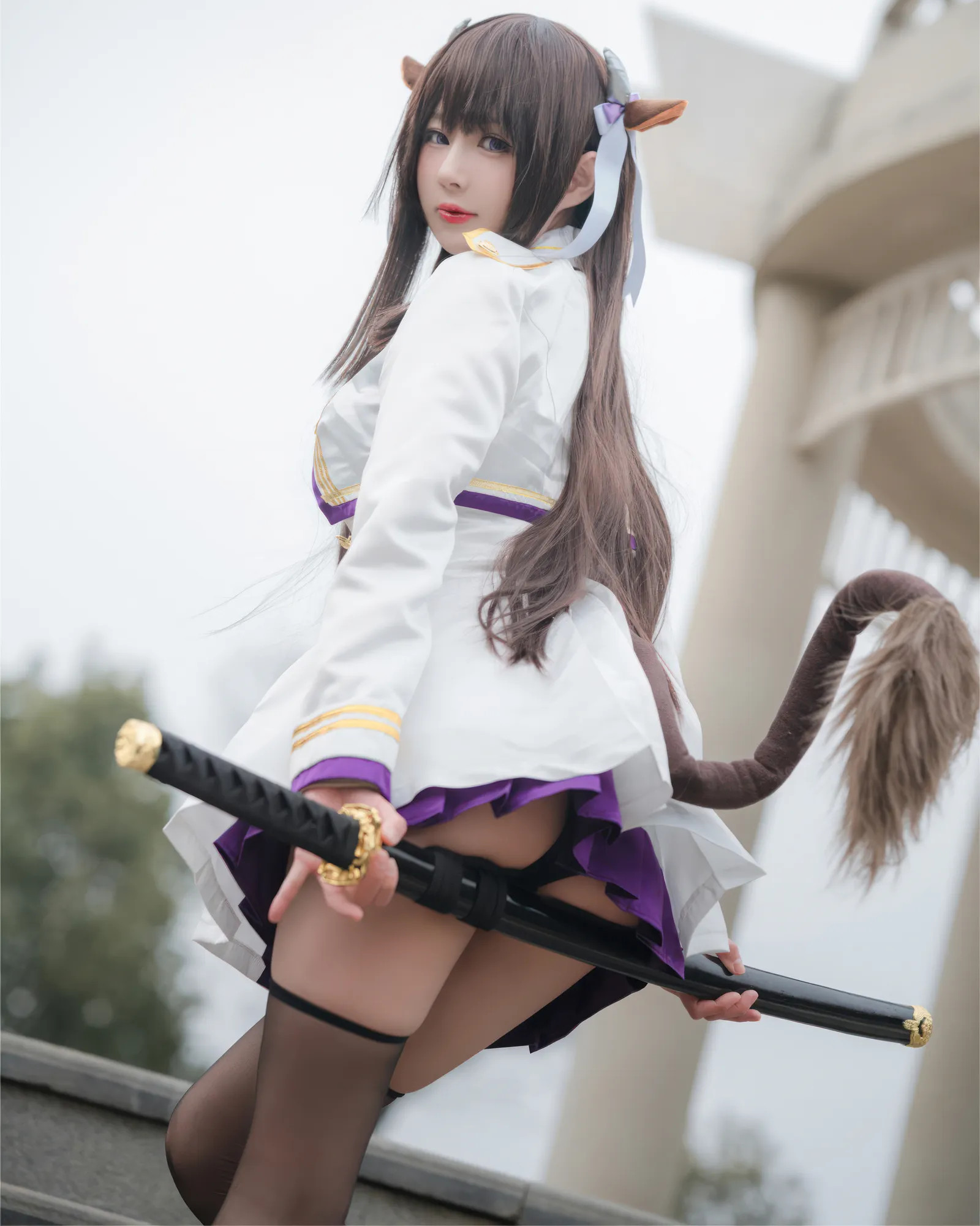 View - 西園寺南歌写真 - 碧藍航線 樫野 黑絲原皮 cosplay寫真