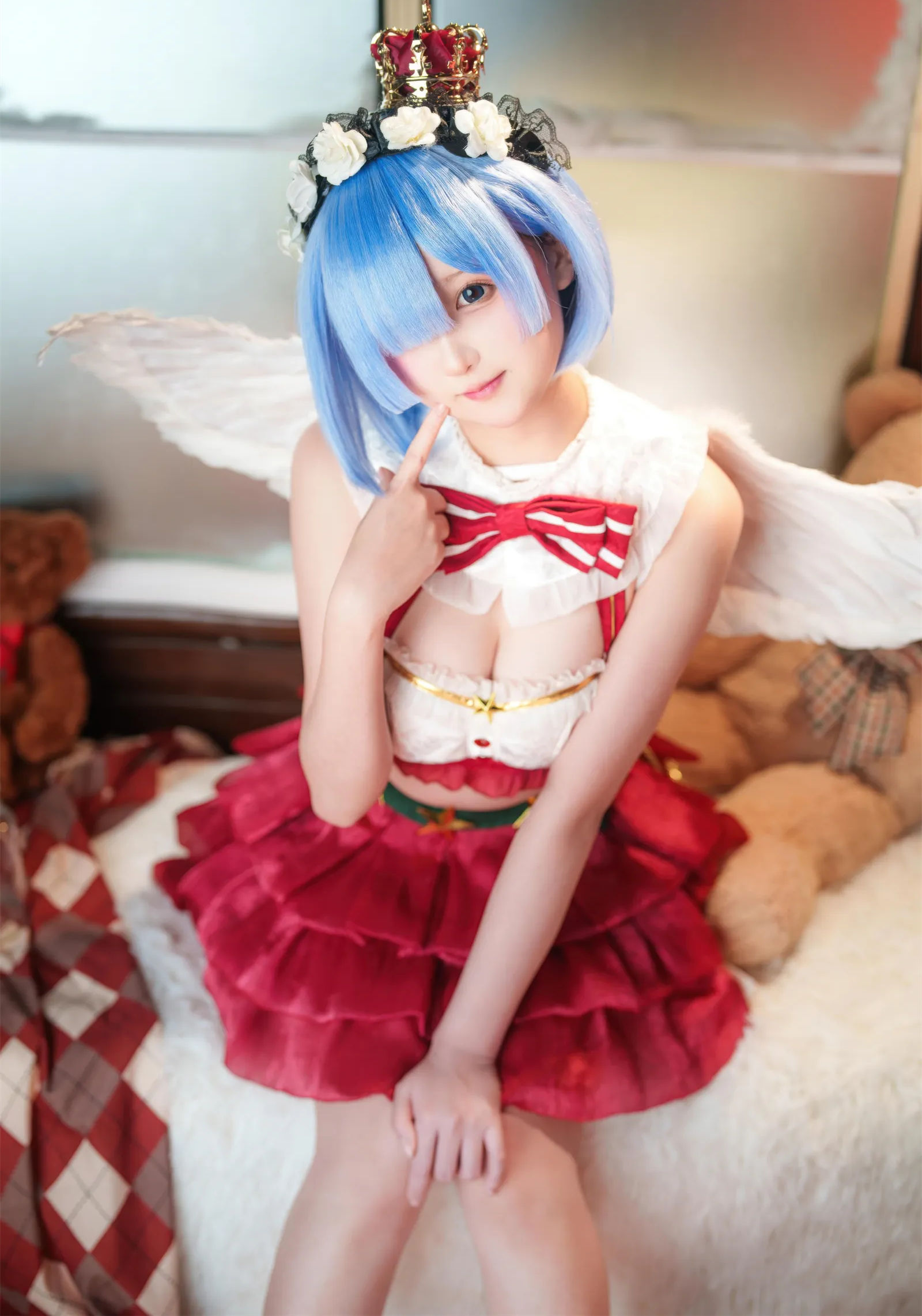 Gallery - Seele麦麦 - 蕾姆 圣诞物语！純粹透明又風情萬種，Coser特寫視角太讚啦！| 檸檬皮