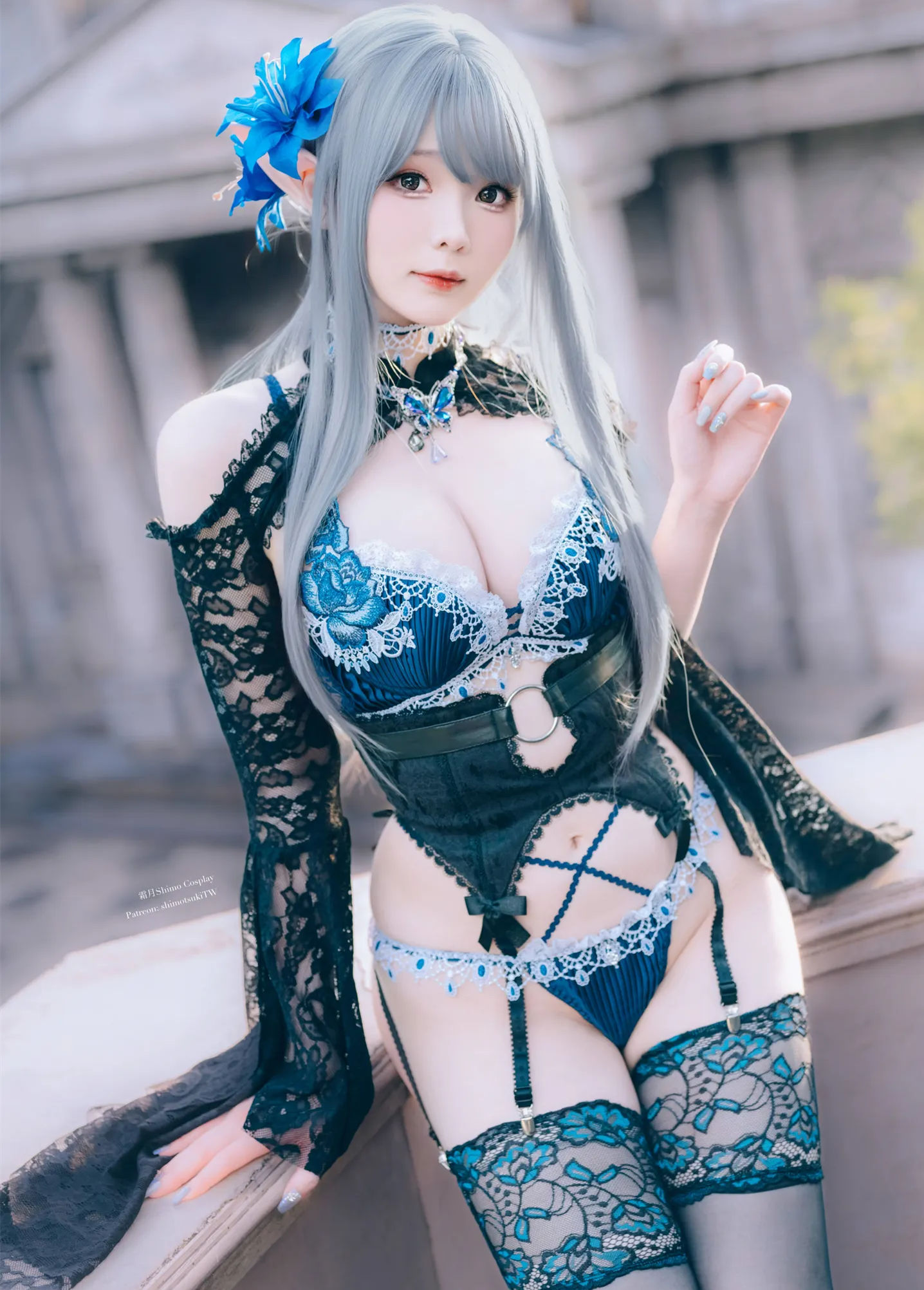 View - 霜月shimo - Original Dark Elf！微博妹紙的絲襪誘惑，清純外表藏不住的性感！| 檸檬皮