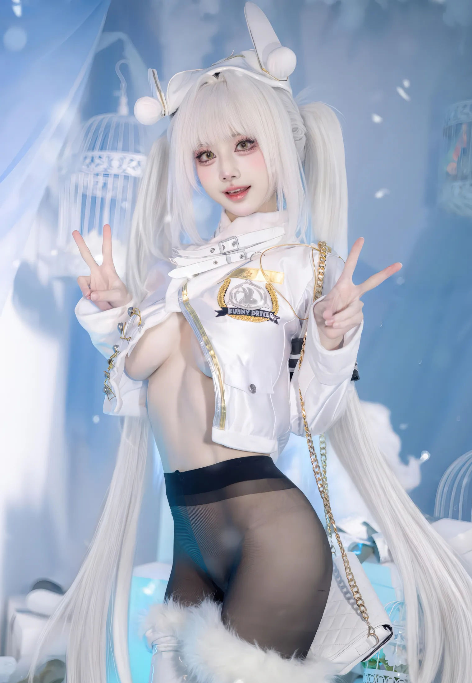 View - 沖田凜花Rinka - 碧蓝航线 光辉！黑絲慢動作穿脫，純美又夢幻！| 檸檬皮