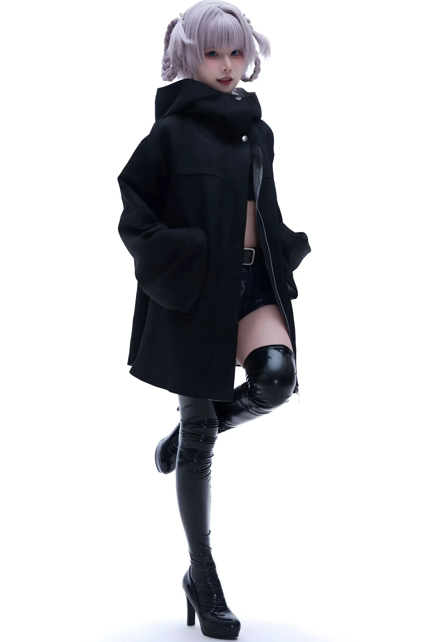 View - 清水凪 - 彻夜之歌 七草荠！細高跟長靴太性感啦！想跟她一起徹夜長談嗎？甜美 Cosplayer 的唯美視角，每個眼神都充滿暗示！| 檸檬皮