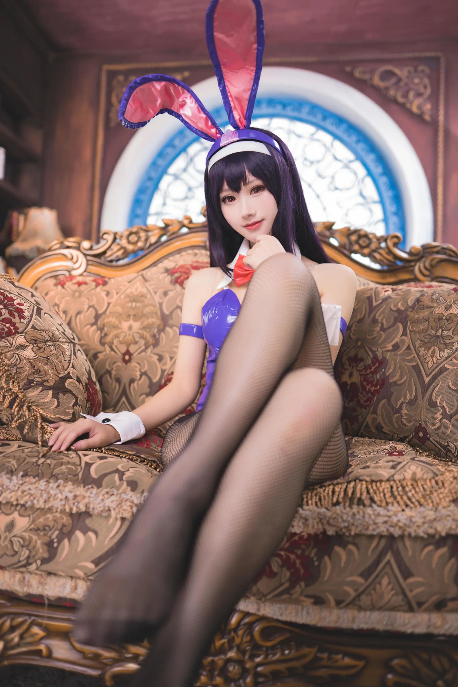 View - 羽生三未 - 霞之丘诗羽兔女郎！黑絲高跟古堡誘惑，白嫩雙腿太犯規啦！| 檸檬皮