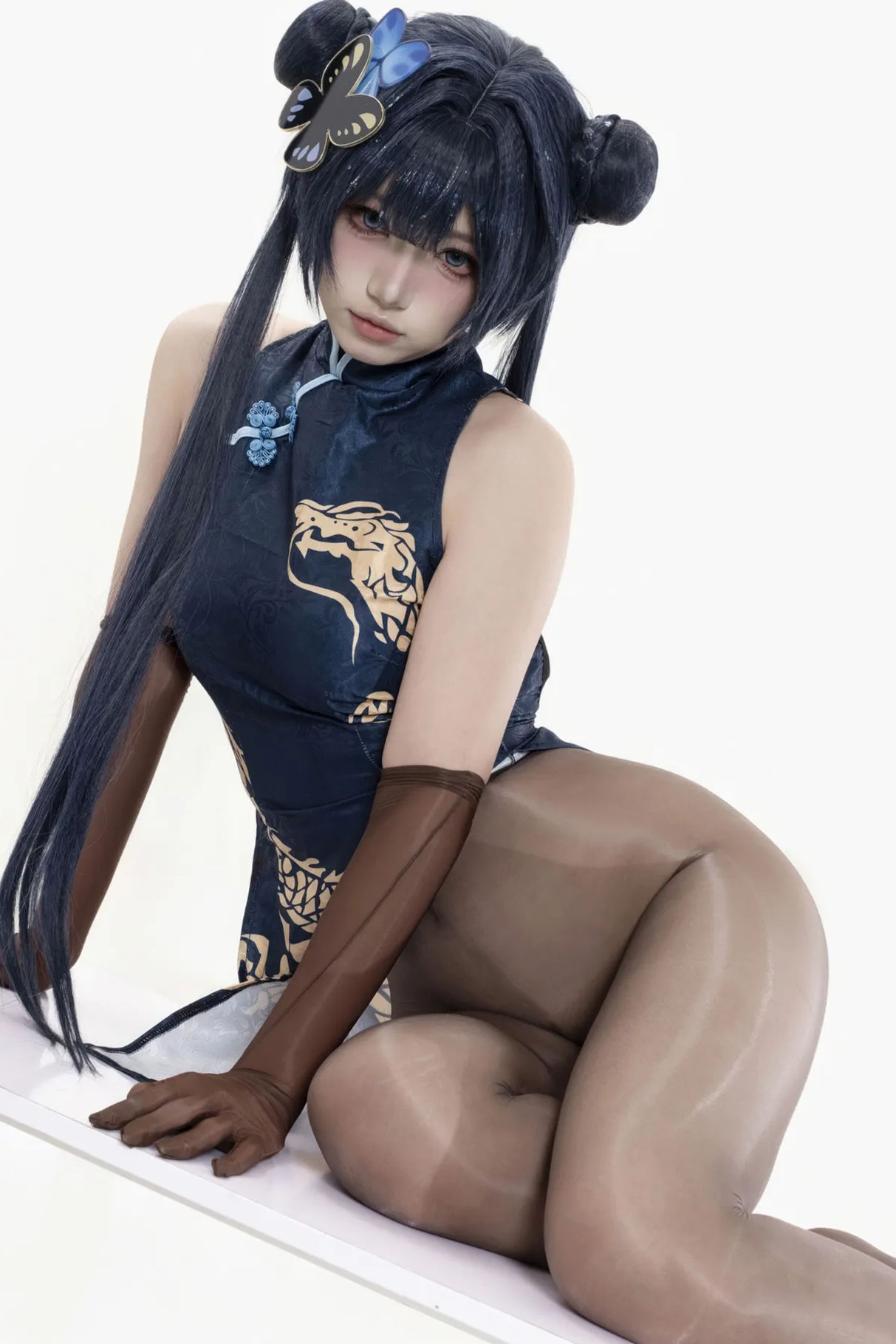 View - 动漫博主柒柒要乖哦 蔚蓝档案 妃咲 原皮 Cos寫真 97P