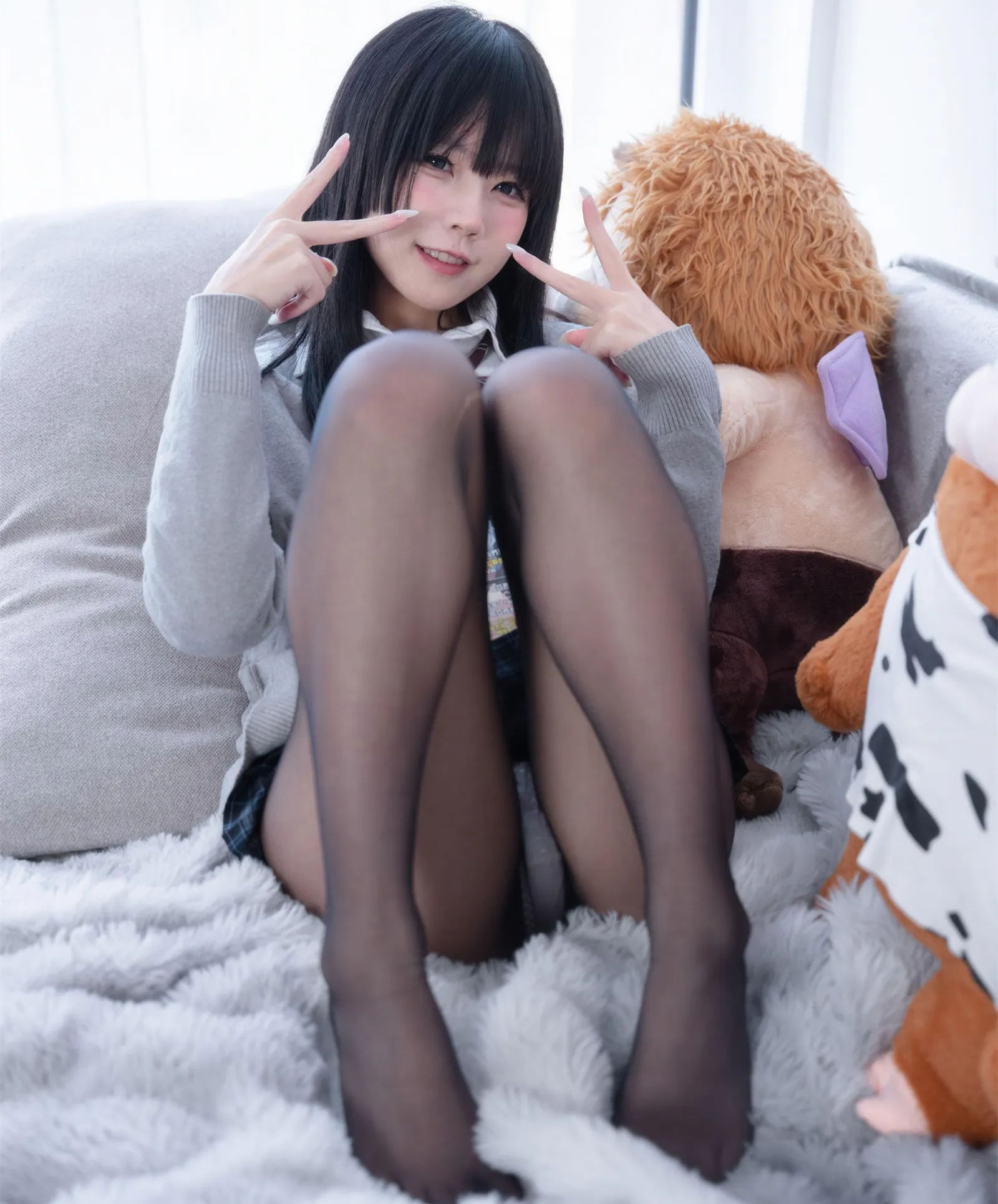 Gallery - 清水凪 彼女の部屋 JK黑絲寫真 50P