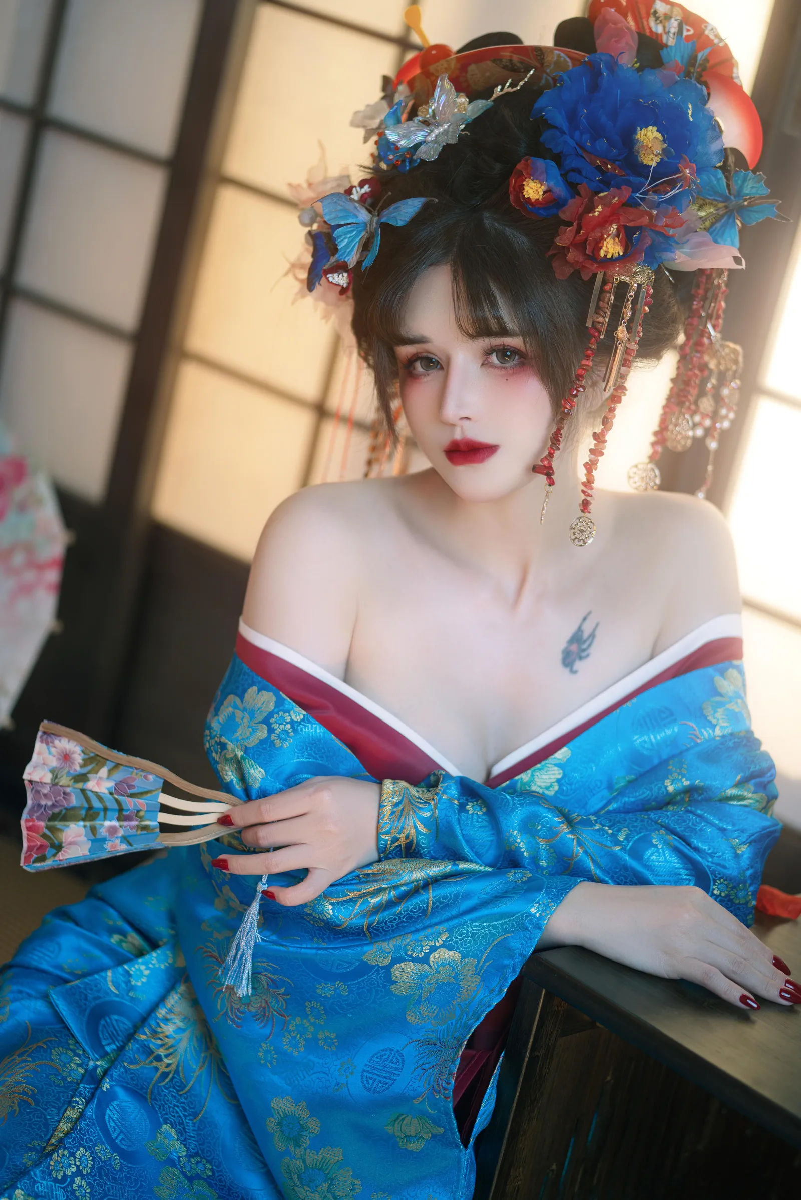 Gallery - 鹿八岁 花魁の末路 和服cos寫真