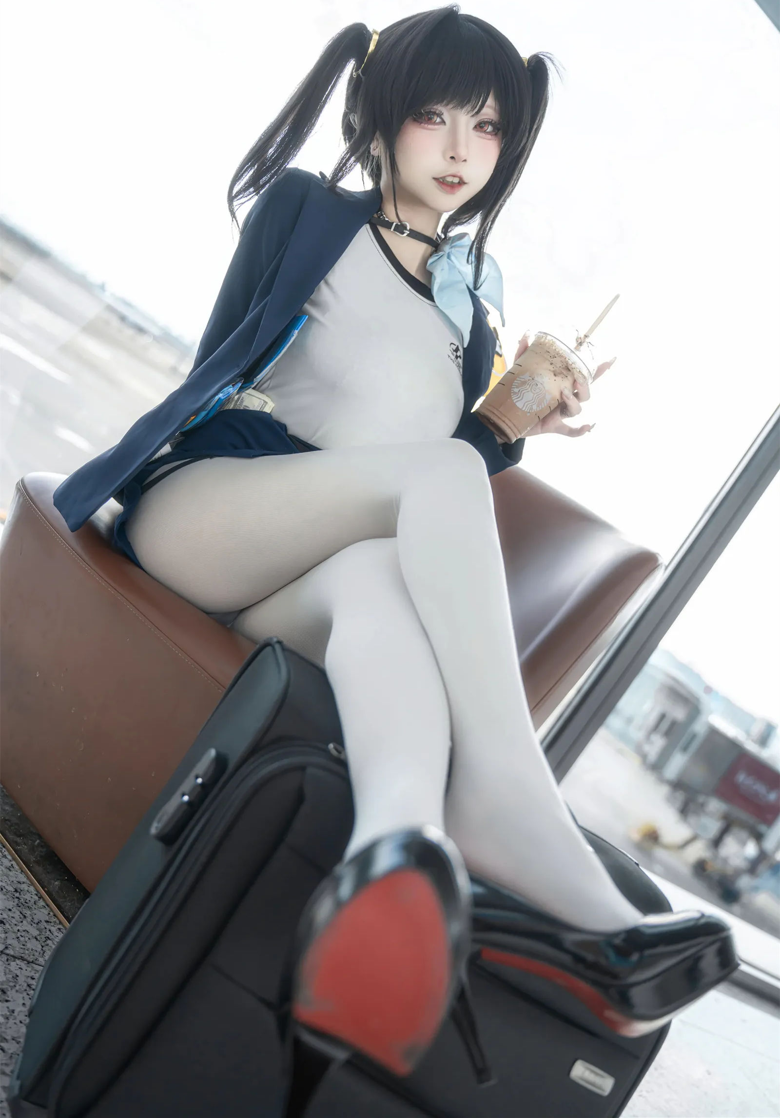 Gallery - 纸悦Etsu_ko寫真 - Nikke胜利女神 索拉 白丝OL 57張