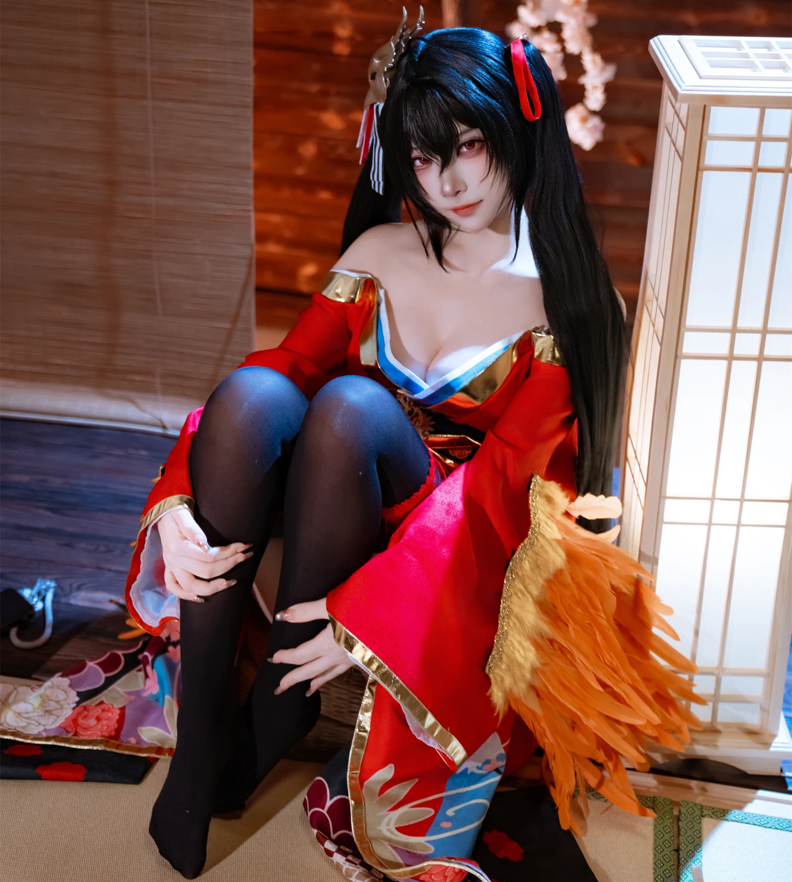 Gallery - 人气Coser二佐Nisa 碧蓝航线大凤原皮写真集下载｜白丝袜角色摄影作品